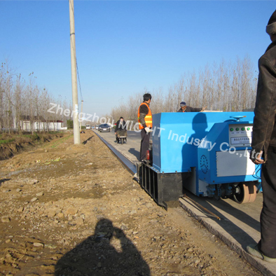 2022 New Designed Driveway Bridge Concrete Curb Slipforming Machine
