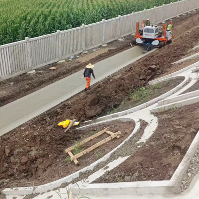 Small Water Canal Channel Digging Machine