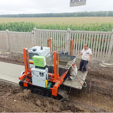 Concrete Machinery For Canal Channel Lining
