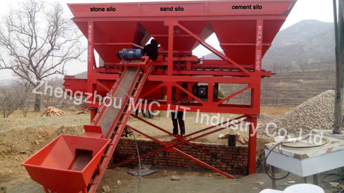 mobile stabilized soil batching machine