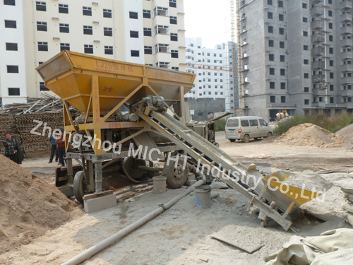 mobile stabilized soil batching machine
