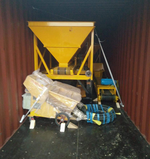mobile stabilized soil batching machine