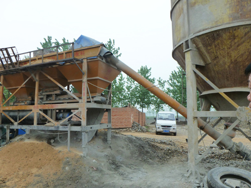stabilized soil batching machine