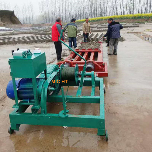 concrete double t beam machine